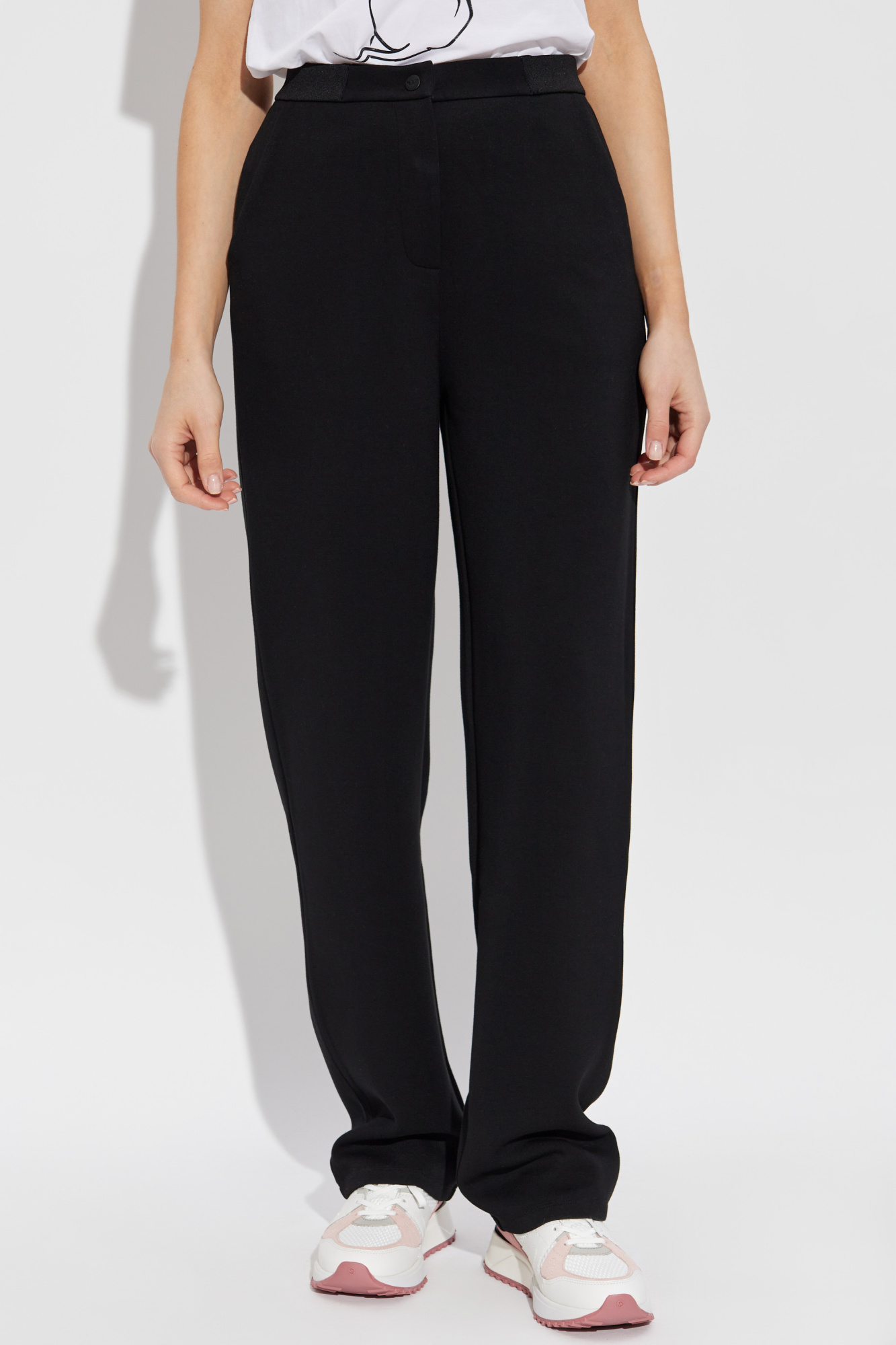 Emporio Armani Pants with logo | Women's Clothing | Vitkac